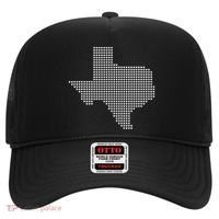 Texas Women Men Kids Texas State Map Made Of Hearts Hat thumb 0