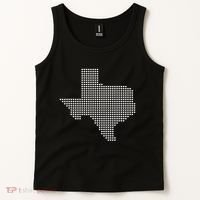 Texas Women Men Kids Texas State Map Made Of Hearts Tank Top thumb 2