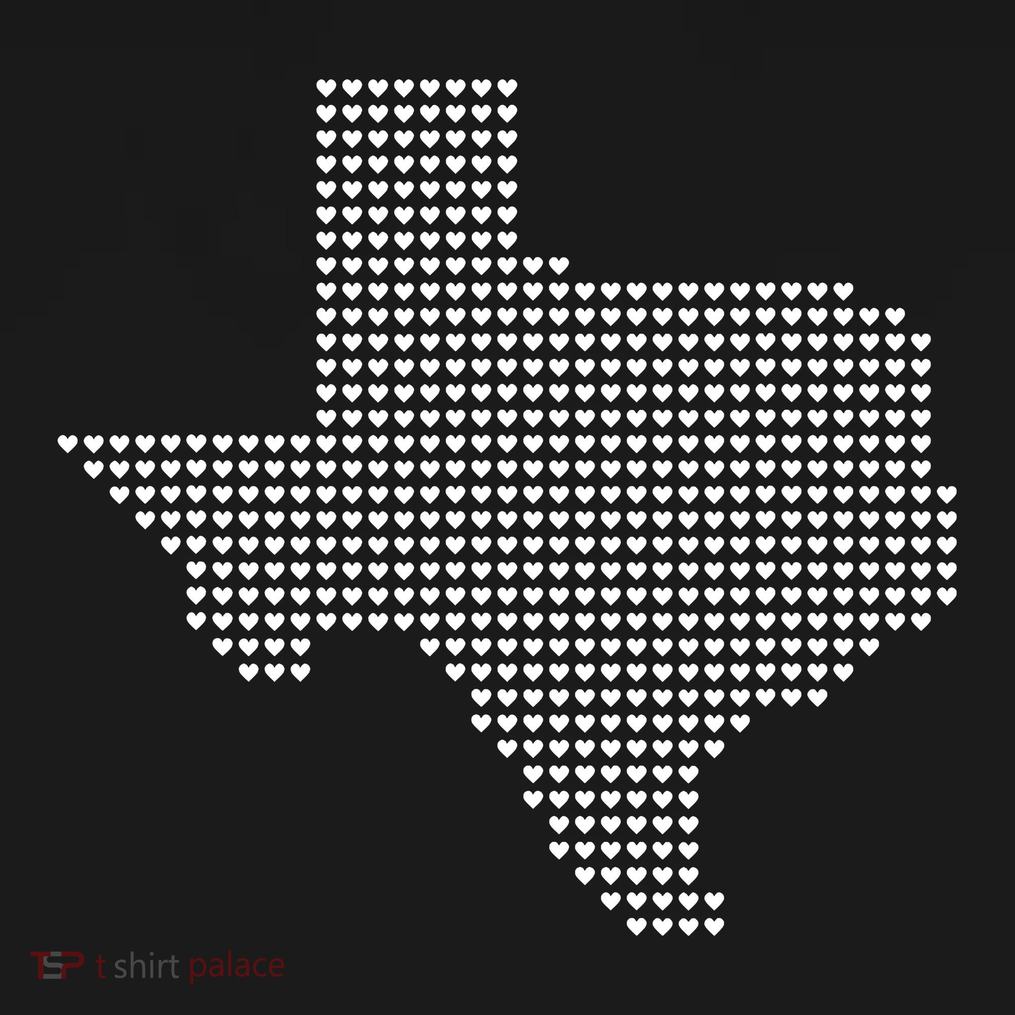 Texas Women Men Kids Texas State Map Made Of Hearts Kids Sweatshirt