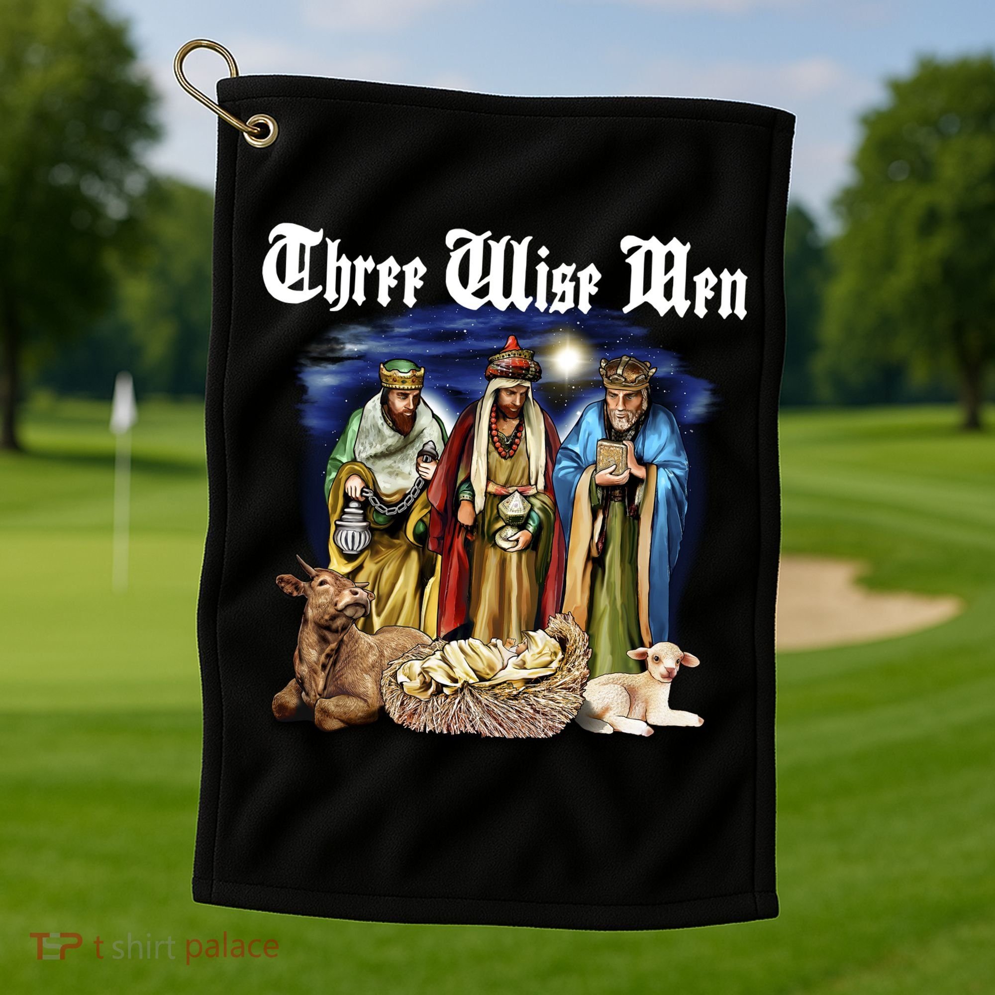 Three Wise Men Golf Towel