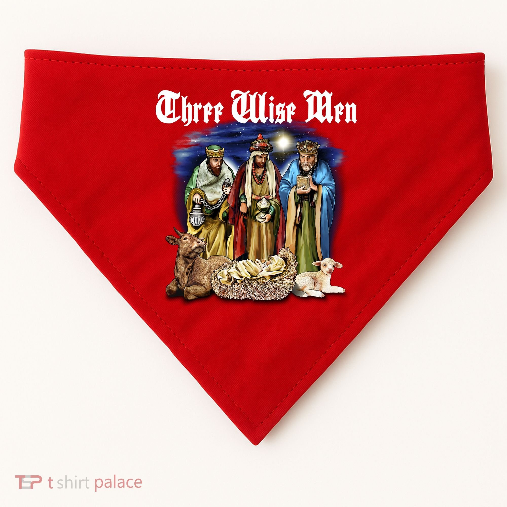 Three Wise Men USA-Made Doggie Bandana