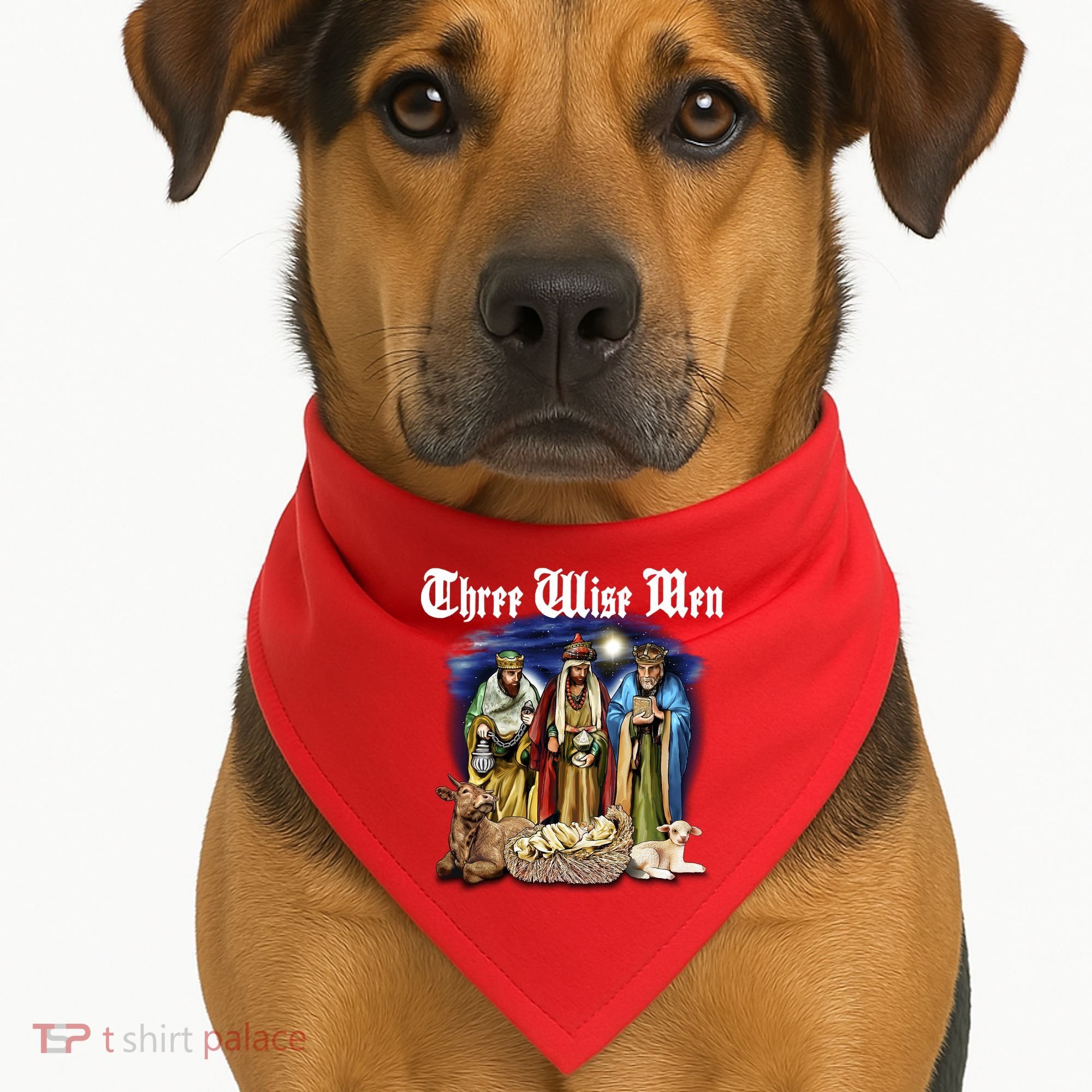 Three Wise Men USA-Made Doggie Bandana