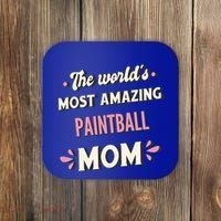 The World's Most Amazing Paintball Mom Gift Coaster thumb 0