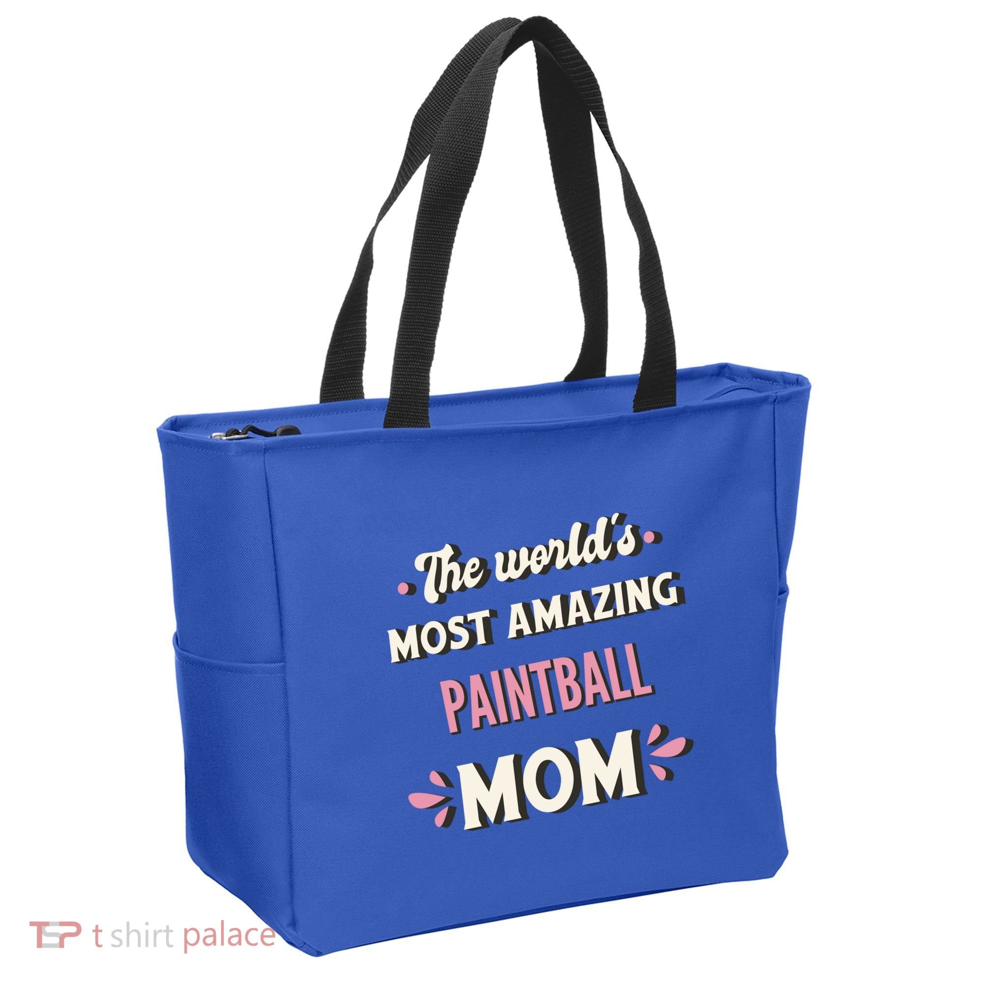 The World's Most Amazing Paintball Mom Gift Tote Bag
