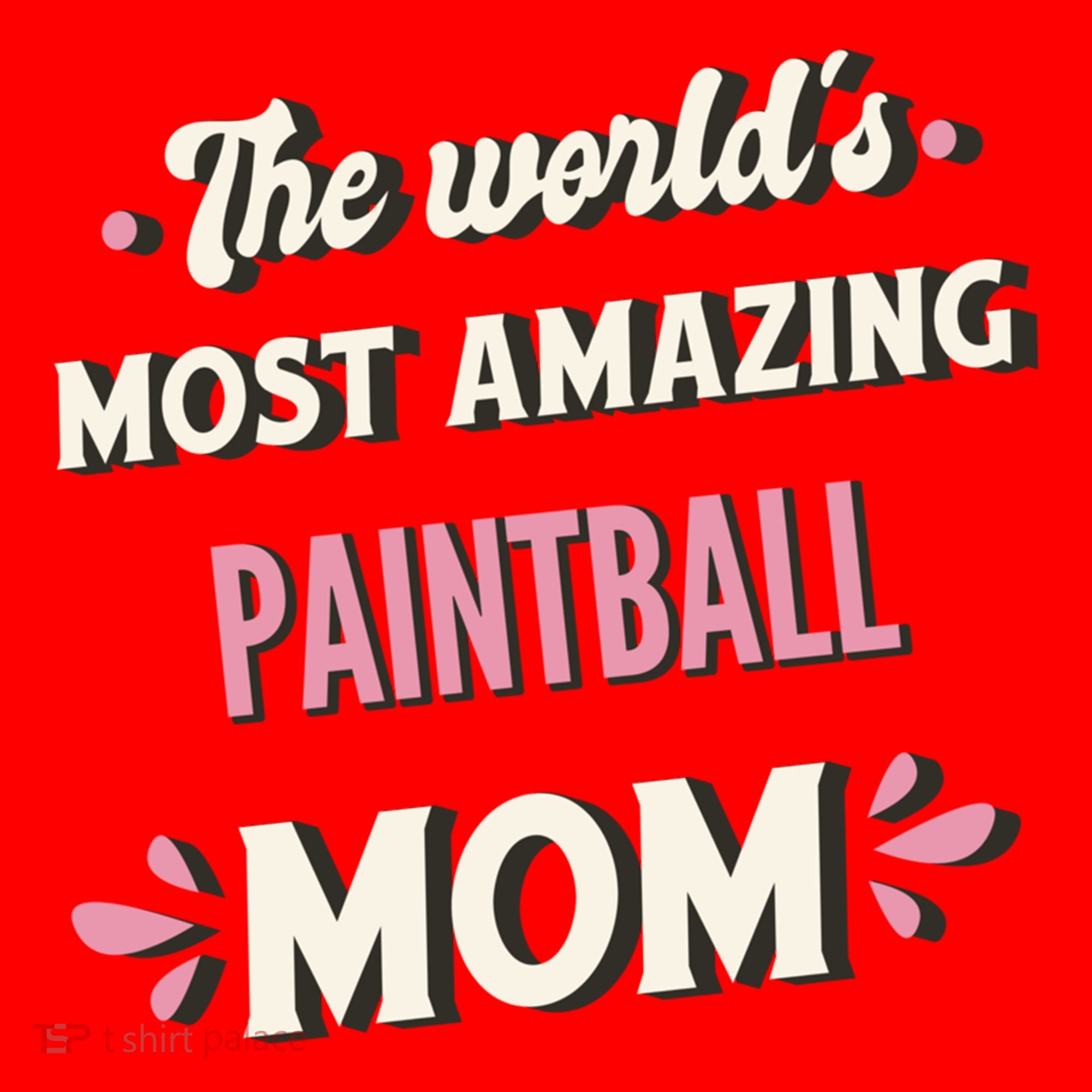 The World's Most Amazing Paintball Mom Gift Santa Hat
