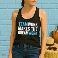 Team Work Makes The Dream Work | Teamwork Women's Tank Top thumb 2