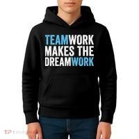 Team Work Makes The Dream Work | Teamwork Kids Hoodie thumb 4