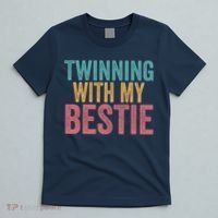 Twinning With My Bestie Spirit Week Best Friend Twin Day T-Shirt thumb 5