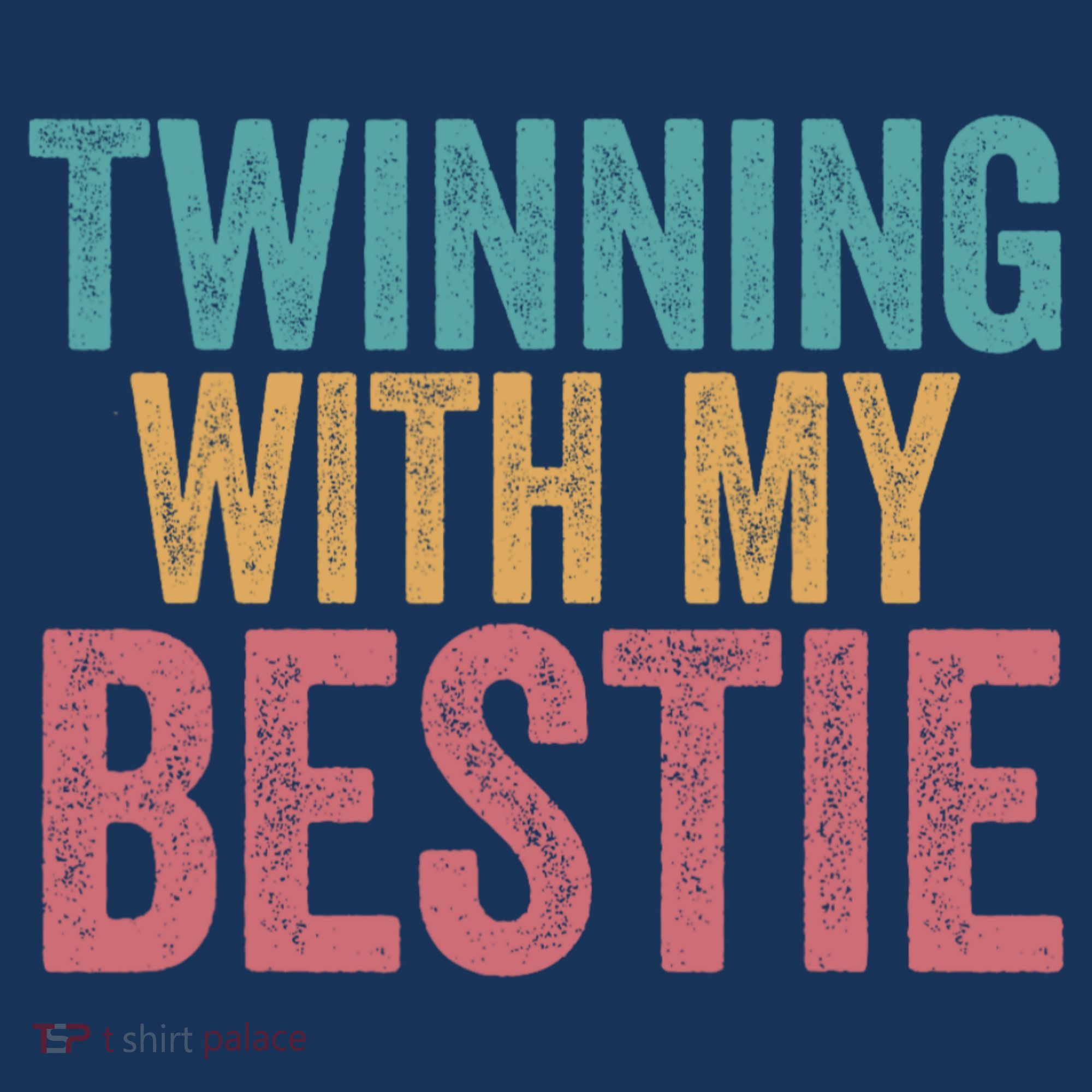 Twinning With My Bestie Spirit Week Best Friend Twin Day Women's Tank Top