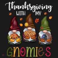 Thanksgiving With My Gnomies Holiday Festive Toddler Hoodie thumb 2