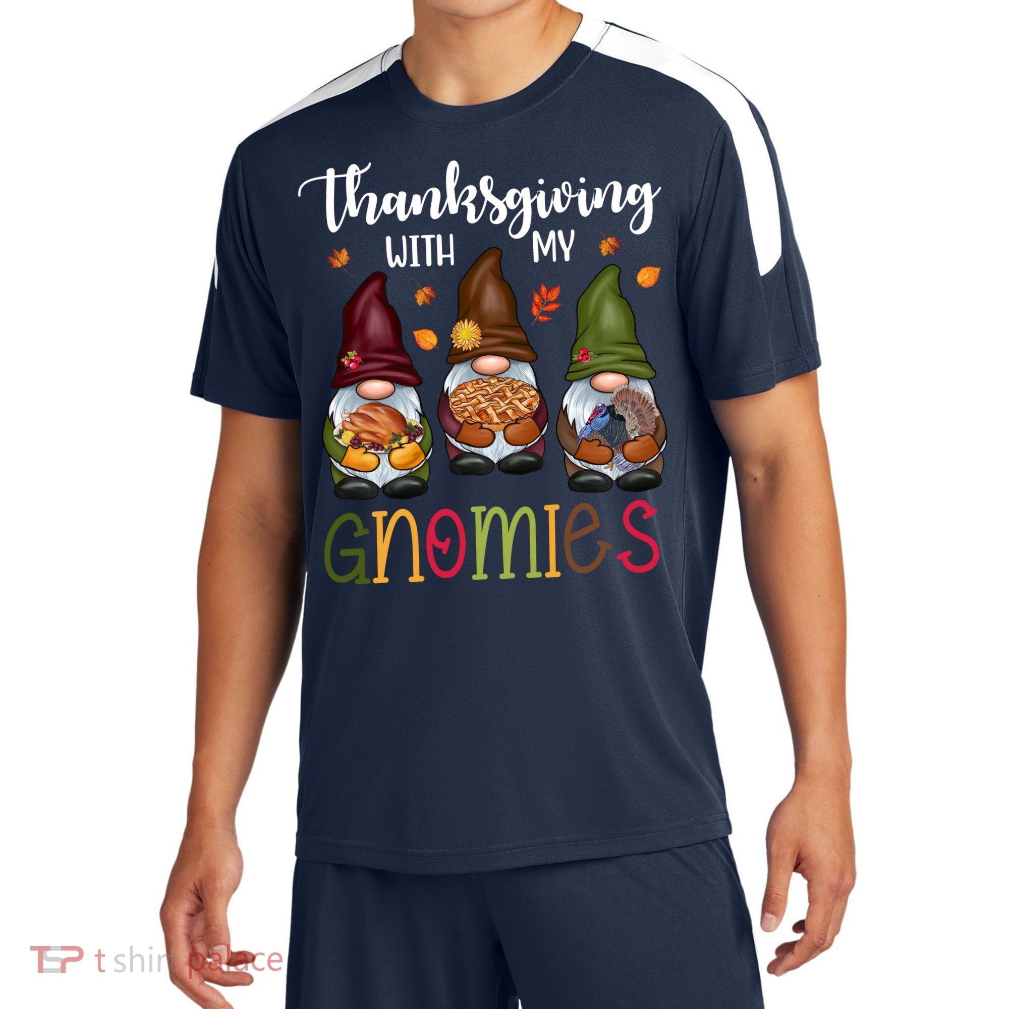 Thanksgiving With My Gnomies Holiday Festive Sport-Tek Competitor United Soccer Jersey