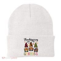 Thanksgiving With My Gnomies Holiday Festive Beanie thumb 0