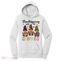 Thanksgiving With My Gnomies Holiday Festive Women's Hoodie thumb 0