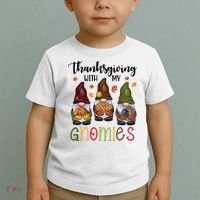 Thanksgiving With My Gnomies Holiday Festive Toddler T-Shirt thumb 2