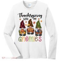 Thanksgiving With My Gnomies Holiday Festive Women's Long Sleeve Shirt thumb 0