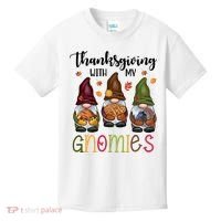 Thanksgiving With My Gnomies Holiday Festive Kids T-Shirt thumb 0