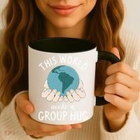 This World Needs A Group Hug International World Peace Day Gift Coffee Mug thumb 3
