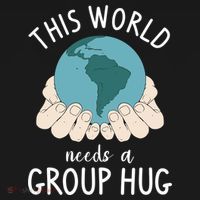This World Needs A Group Hug International World Peace Day Gift Pajama Set thumb 2