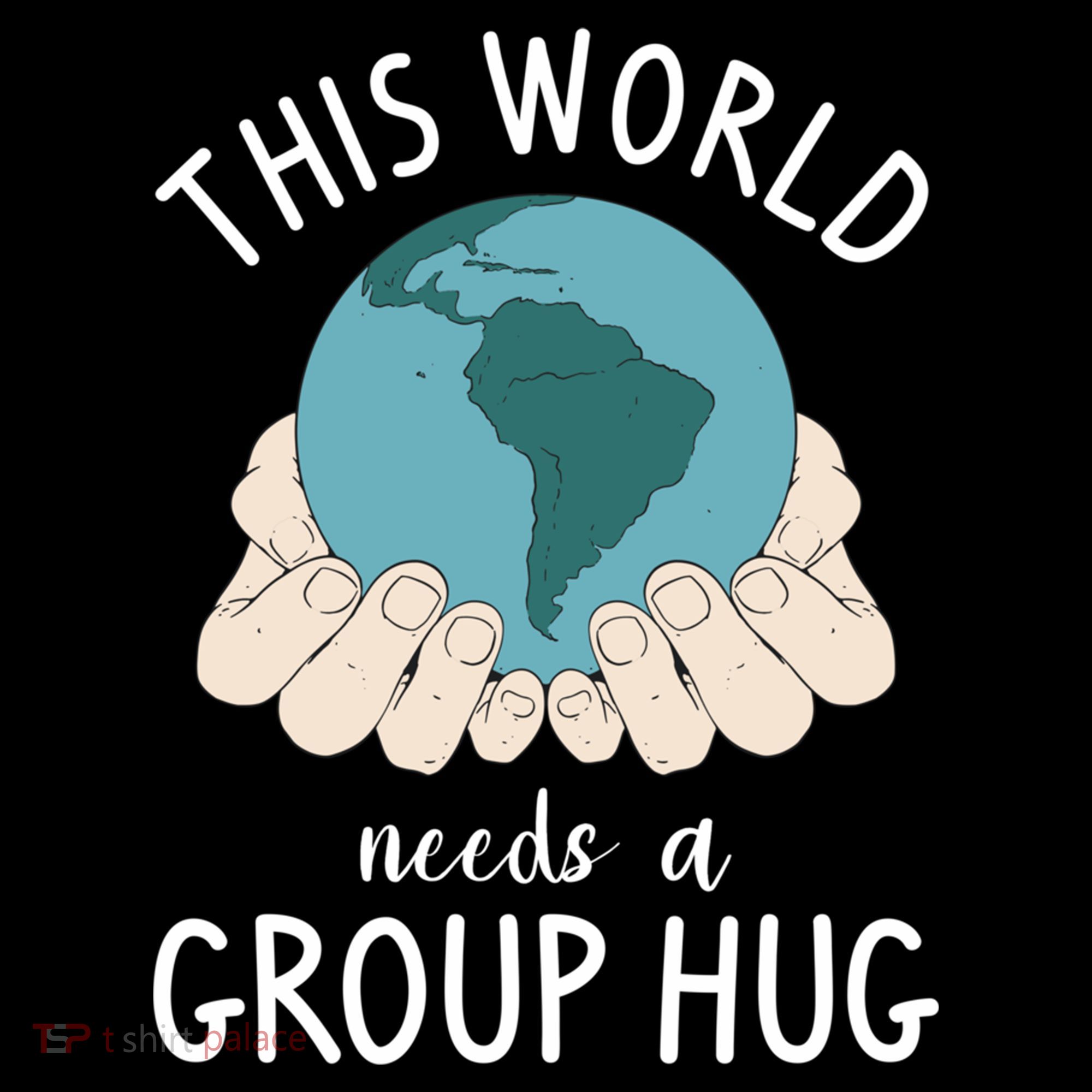 This World Needs A Group Hug International World Peace Day Gift Women's Hoodie
