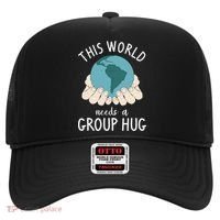 This World Needs A Group Hug International World Peace Day Gift Hat thumb 0
