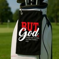 There was no way but God T Golf Towel thumb 2