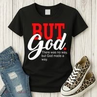 There was no way but God T Women's T-Shirt thumb 3