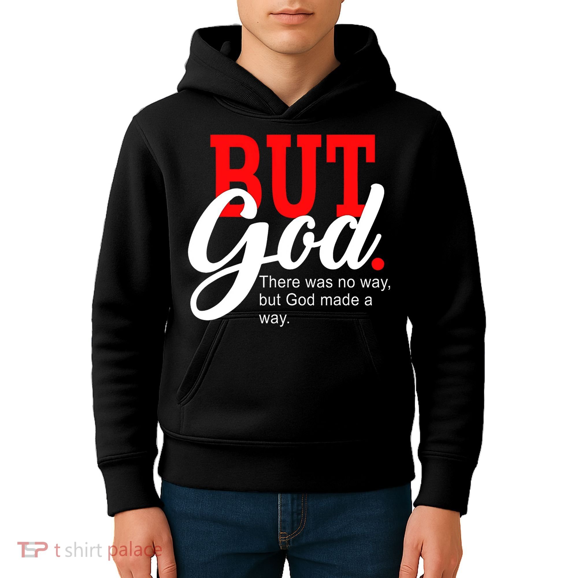 There was no way but God T Kids Hoodie