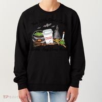This Witch Needs Coffee Before Any Hocus Pocus Women's Sweatshirt thumb 0