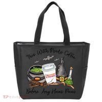 This Witch Needs Coffee Before Any Hocus Pocus Tote Bag thumb 0
