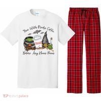 This Witch Needs Coffee Before Any Hocus Pocus Pajama Set thumb 0