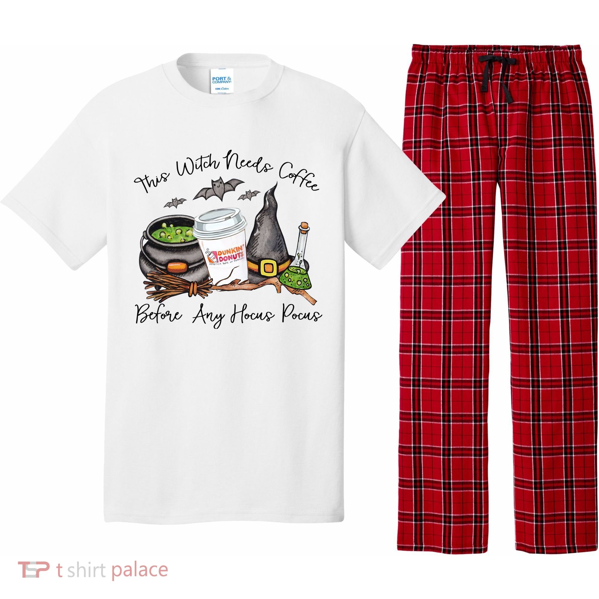 This Witch Needs Coffee Before Any Hocus Pocus Pajama Set