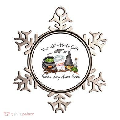 This Witch Needs Coffee Before Any Hocus Pocus Ornament