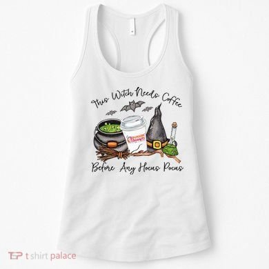 This Witch Needs Coffee Before Any Hocus Pocus Women's Tank Top