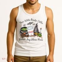 This Witch Needs Coffee Before Any Hocus Pocus Tank Top thumb 3