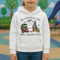 This Witch Needs Coffee Before Any Hocus Pocus Kids Hoodie thumb 3