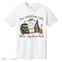 This Witch Needs Coffee Before Any Hocus Pocus Kids T-Shirt thumb 0