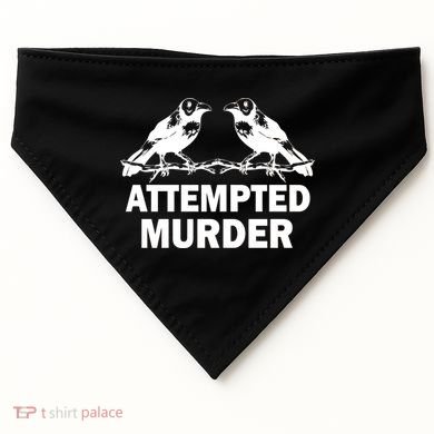 Two Crows Attempted Murder USA-Made Doggie Bandana