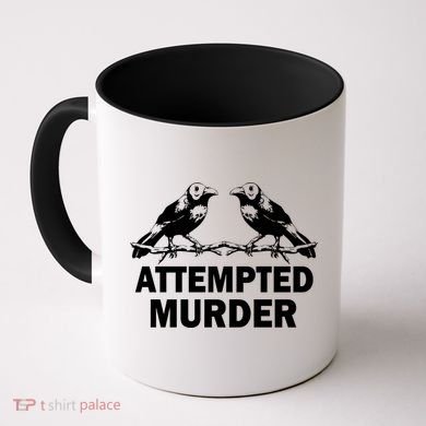 Two Crows Attempted Murder Coffee Mug