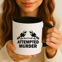 Two Crows Attempted Murder Coffee Mug thumb 3