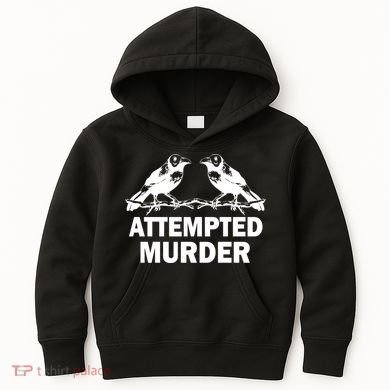 Two Crows Attempted Murder Kids Hoodie