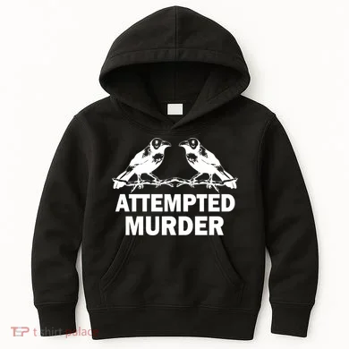 Two Crows Attempted Murder Kids Hoodie