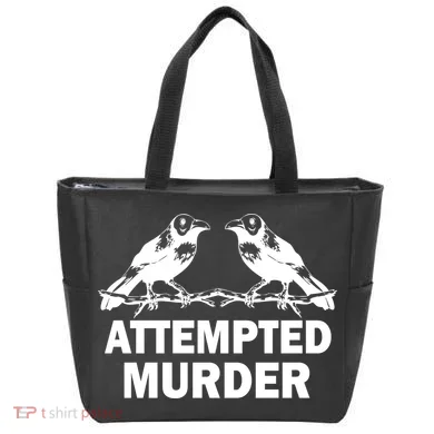 Two Crows Attempted Murder Tote Bag