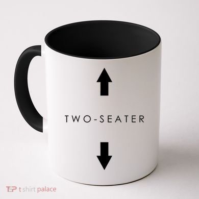 Two-Seater Arrow Classic Logo Coffee Mug