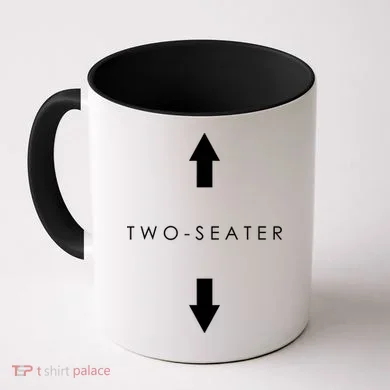 Two-Seater Arrow Classic Logo Coffee Mug