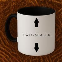 Two-Seater Arrow Classic Logo Coffee Mug thumb 2