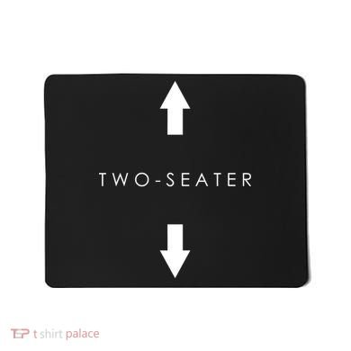 Two-Seater Arrow Classic Logo Mousepad