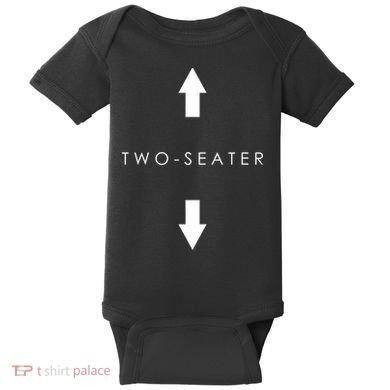 Two-Seater Arrow Classic Logo Baby Bodysuit