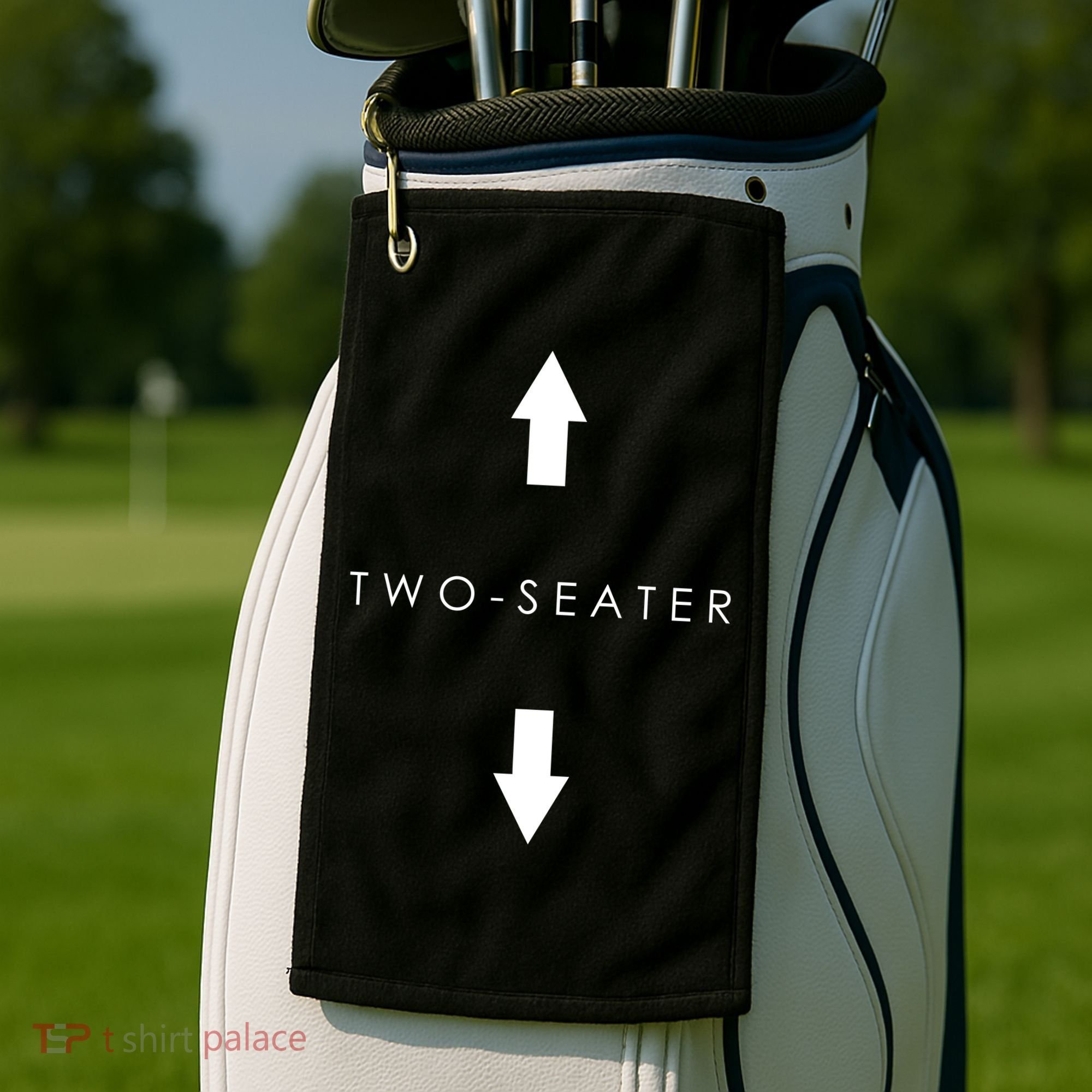 Two-Seater Arrow Classic Logo Golf Towel