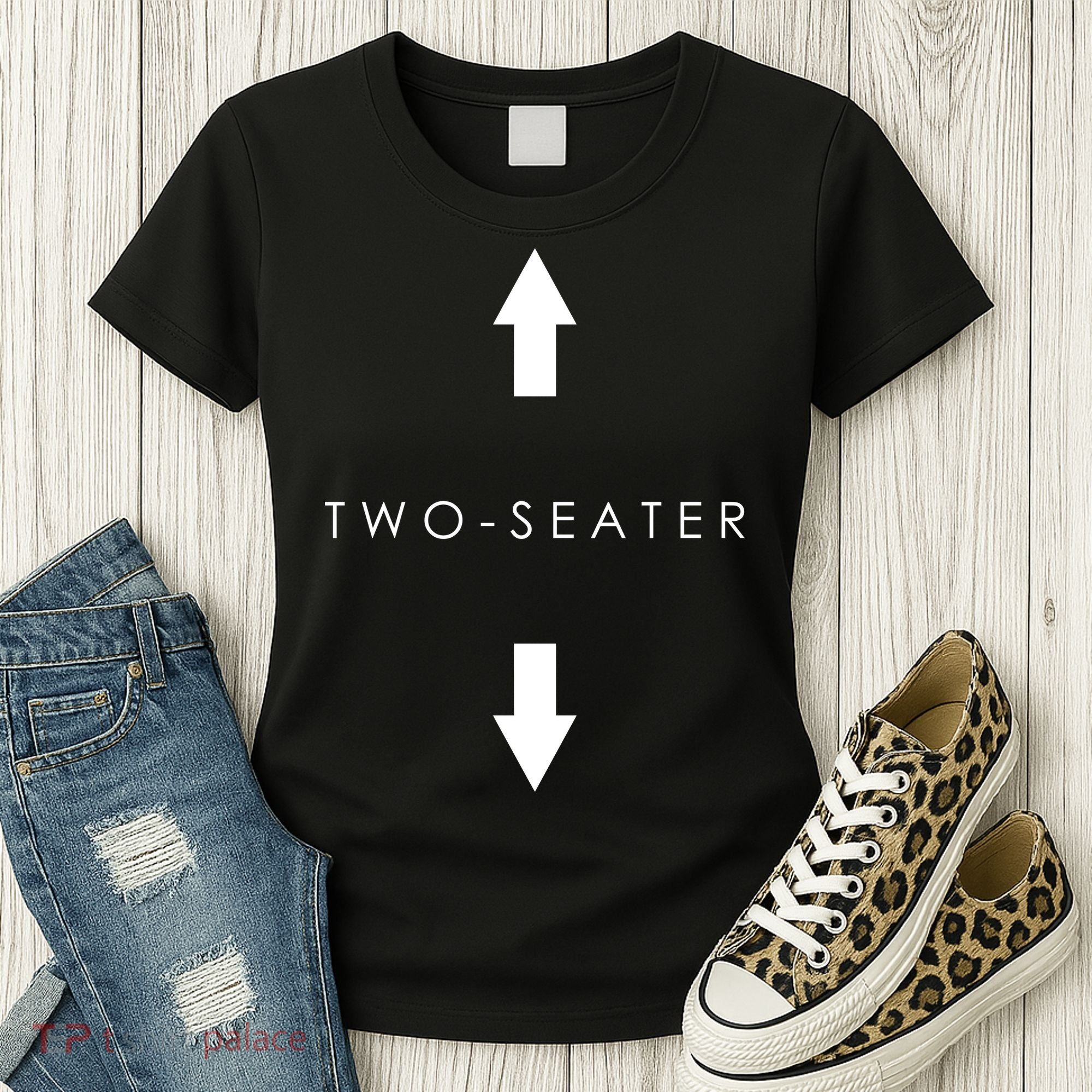 Two-Seater Arrow Classic Logo Women's T-Shirt