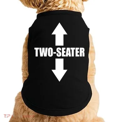 Two Seater Arrow Funny Doggie Tank